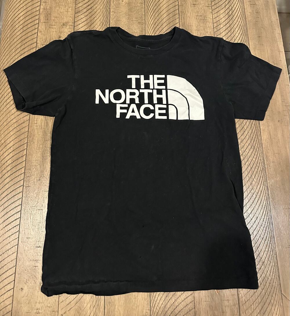 The North Face Men's Black SS Graphic T-Shirt Half Dome Logo Size Small S